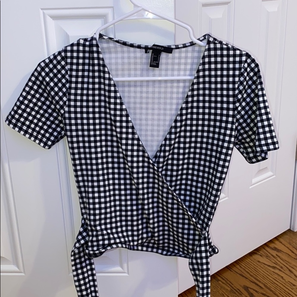 forever 21 wrap shirt NWOT